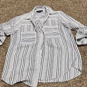 Fortune + Ivy Striped Button-Up Shirt
